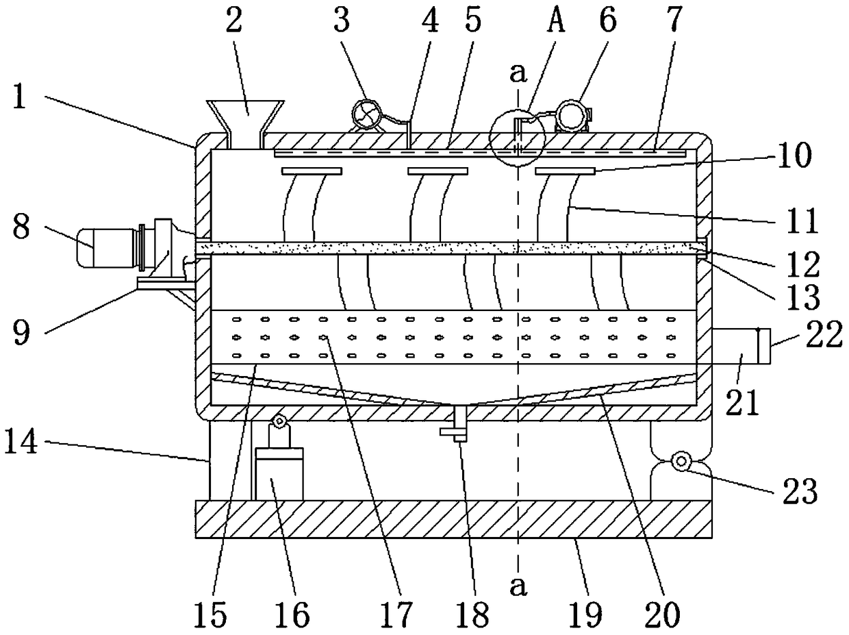 Cleaning device with drying function and used for selenium-rich agricultural product processing
