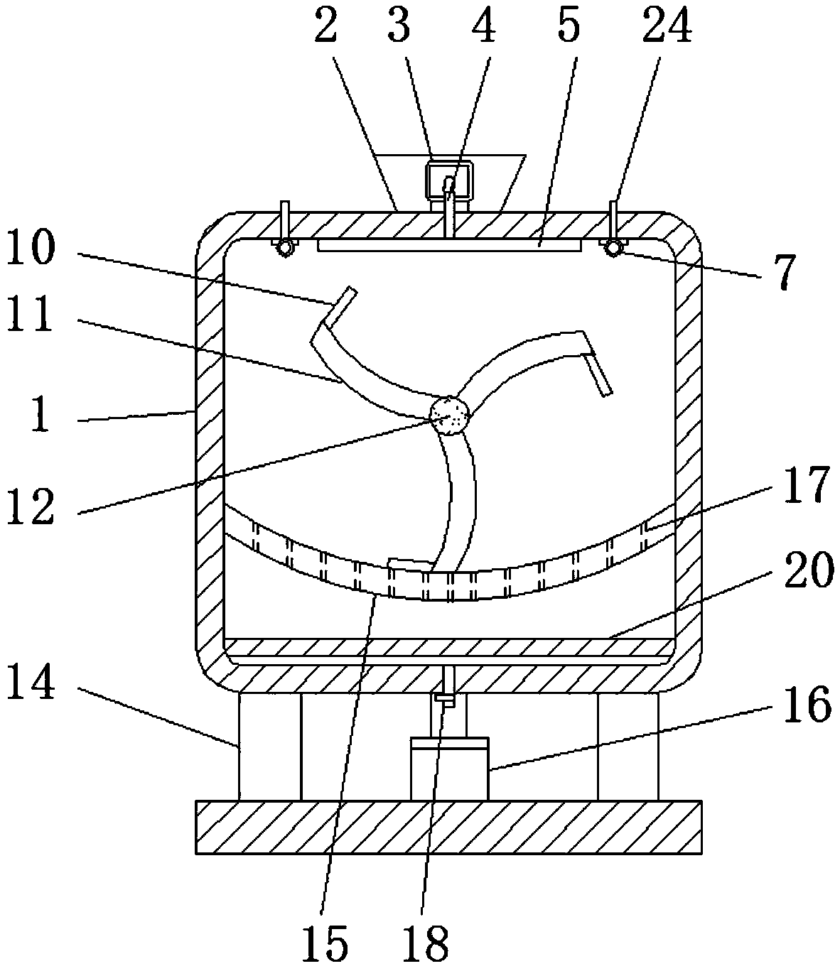 Cleaning device with drying function and used for selenium-rich agricultural product processing