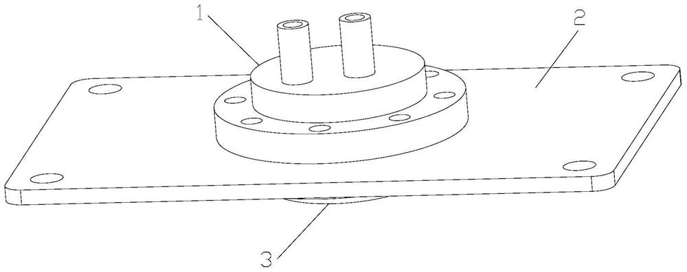 Rocket engine injection panel capable of researching spraying relation among multiple nozzles