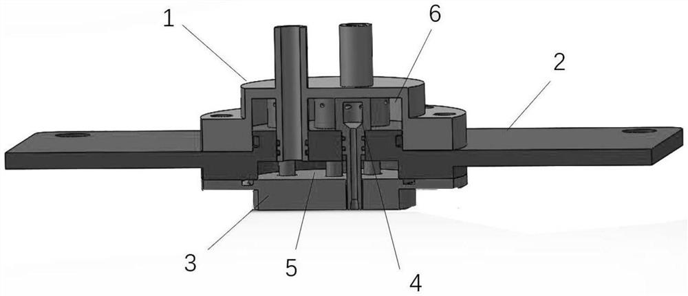 Rocket engine injection panel capable of researching spraying relation among multiple nozzles