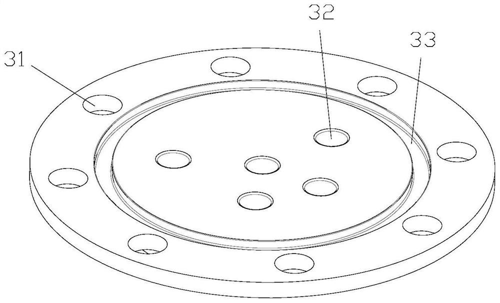 Rocket engine injection panel capable of researching spraying relation among multiple nozzles