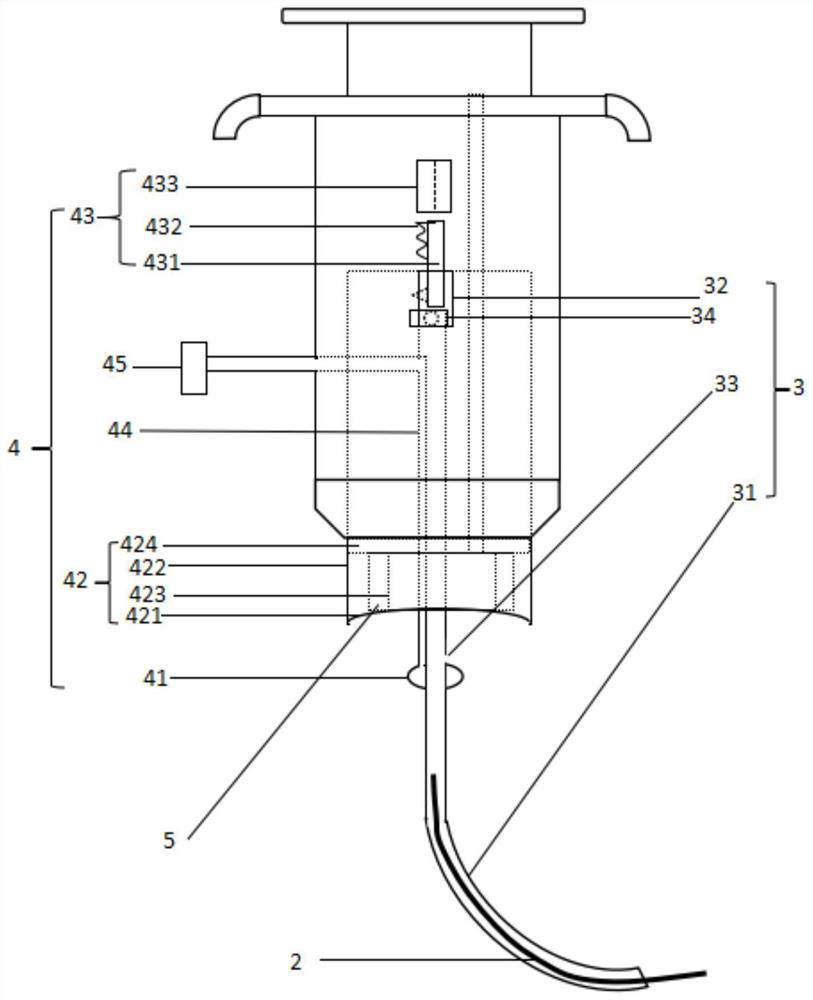 Suturing device and method for closing blood vessel opening