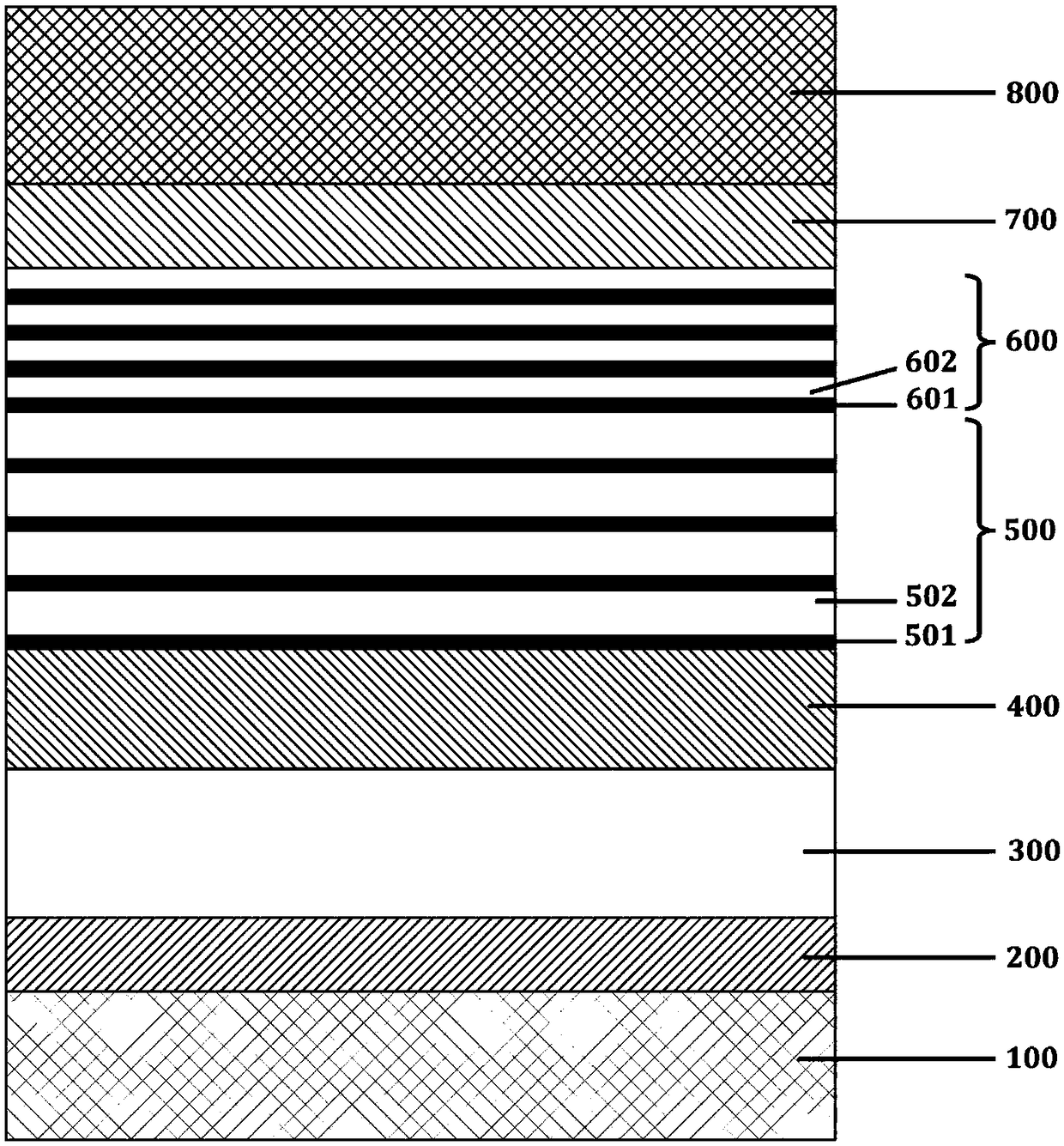 Nitride light emitting diode structure