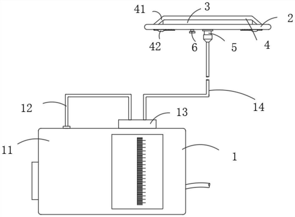 Application device with traditional Chinese medicine physical therapy function for anorectal surgery