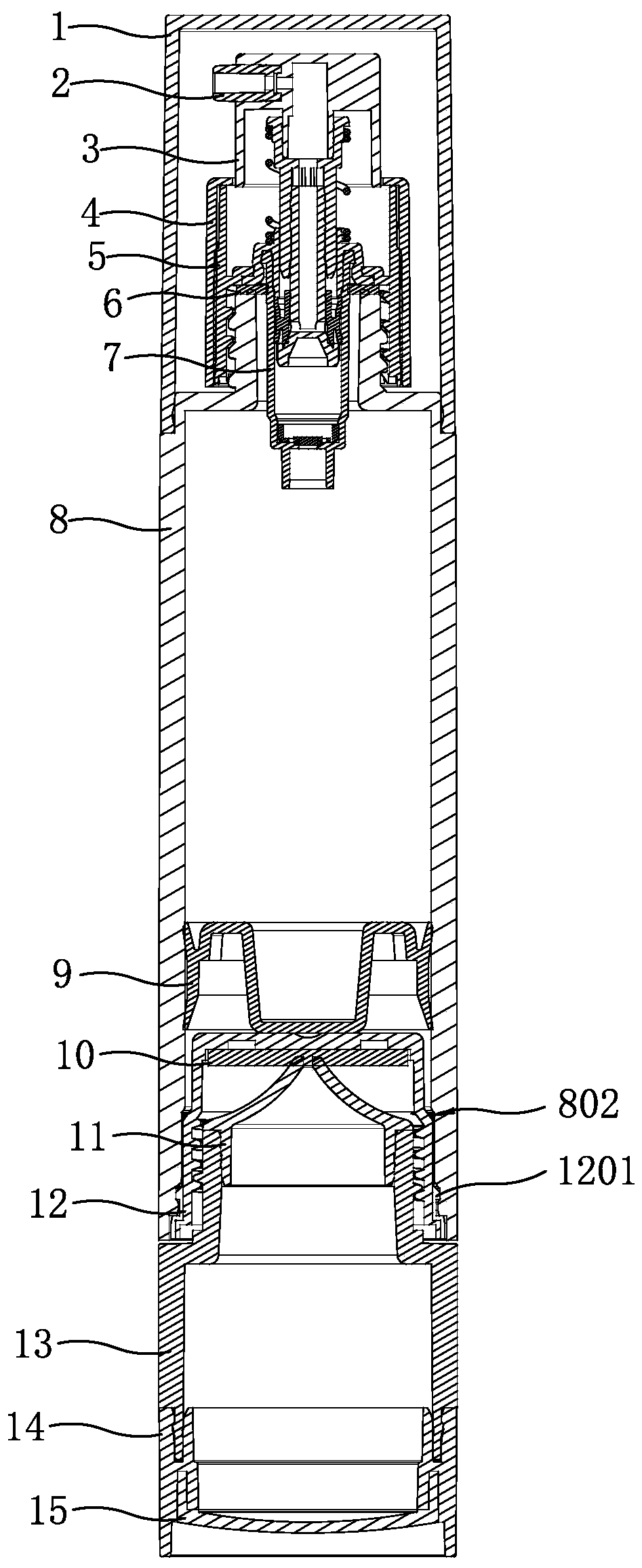 Anti-bacterial pressure-resistant vacuum dropper combination bottle and material preparation method thereof
