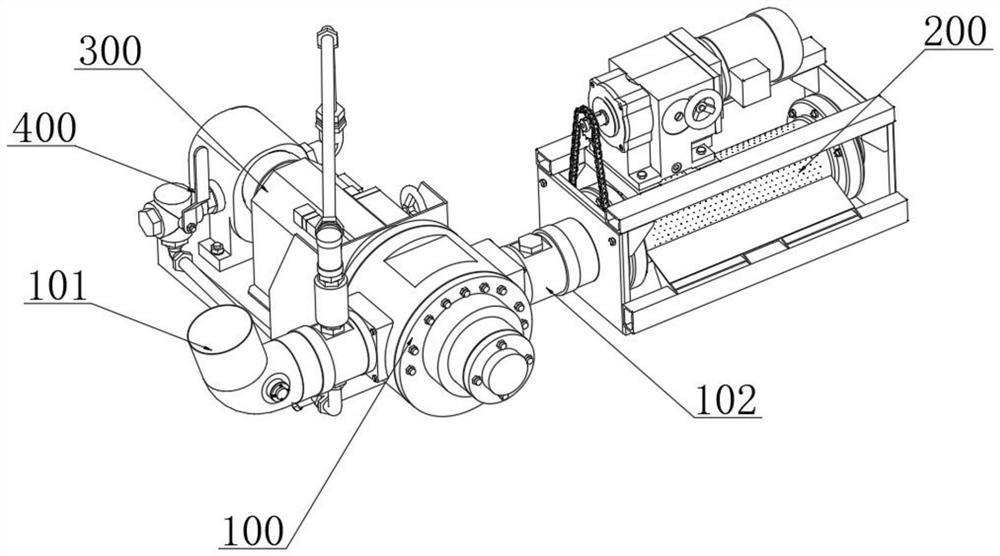 Energy-saving glue preparation device for silica gel belt production