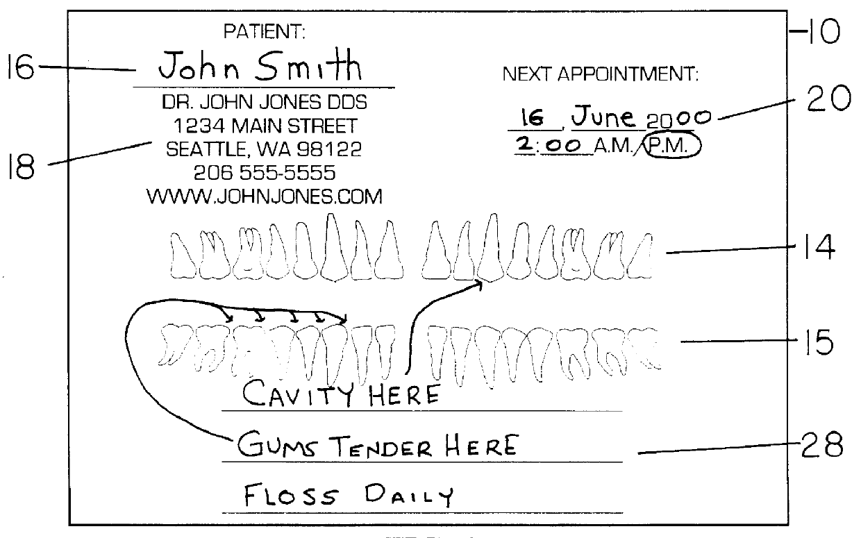 Dental hygiene and appointment reminder