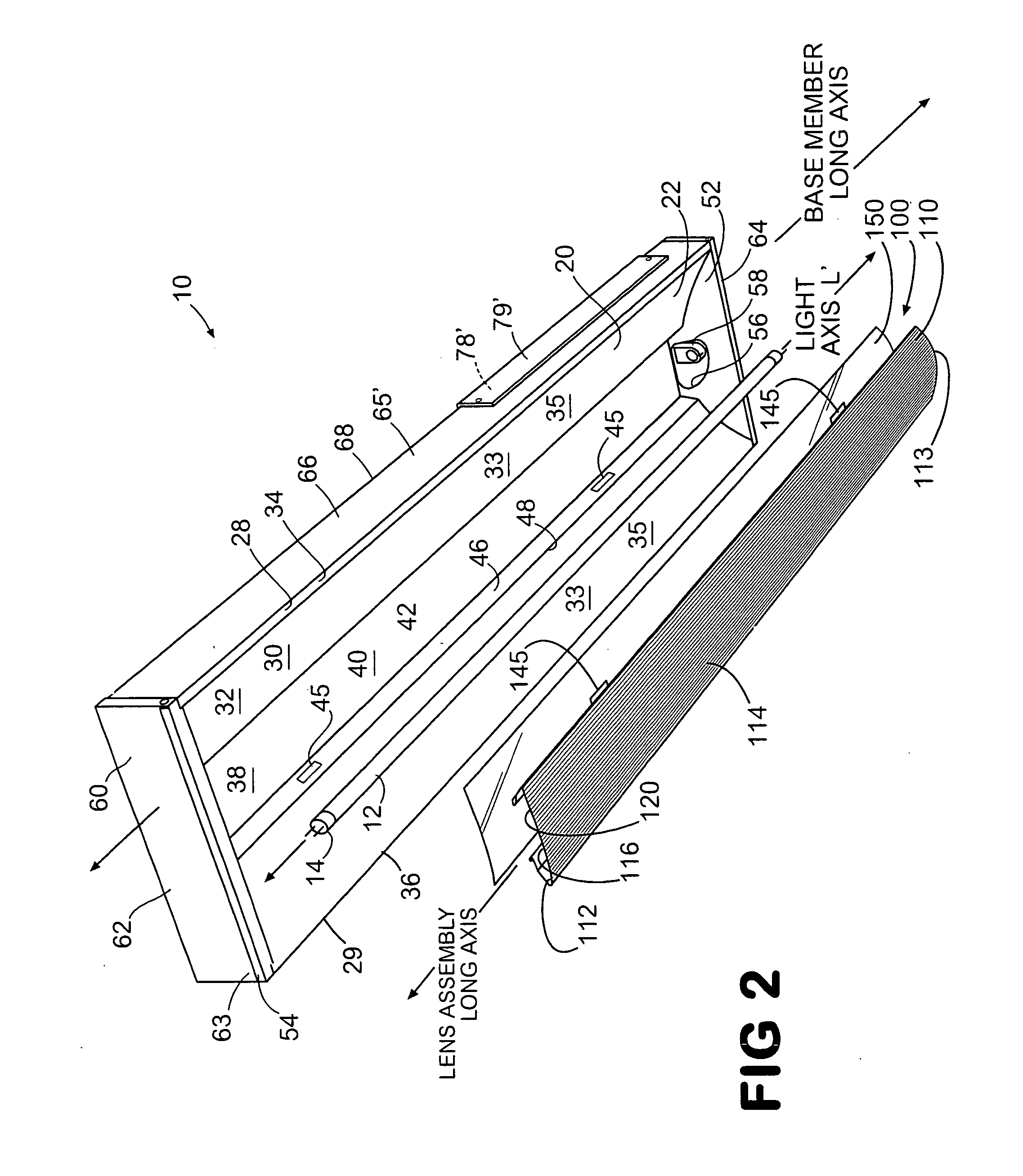 Light fixture and lens assembly for same