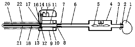 Cleaning device convenient for absorbing dust of crack for electromechanical equipment