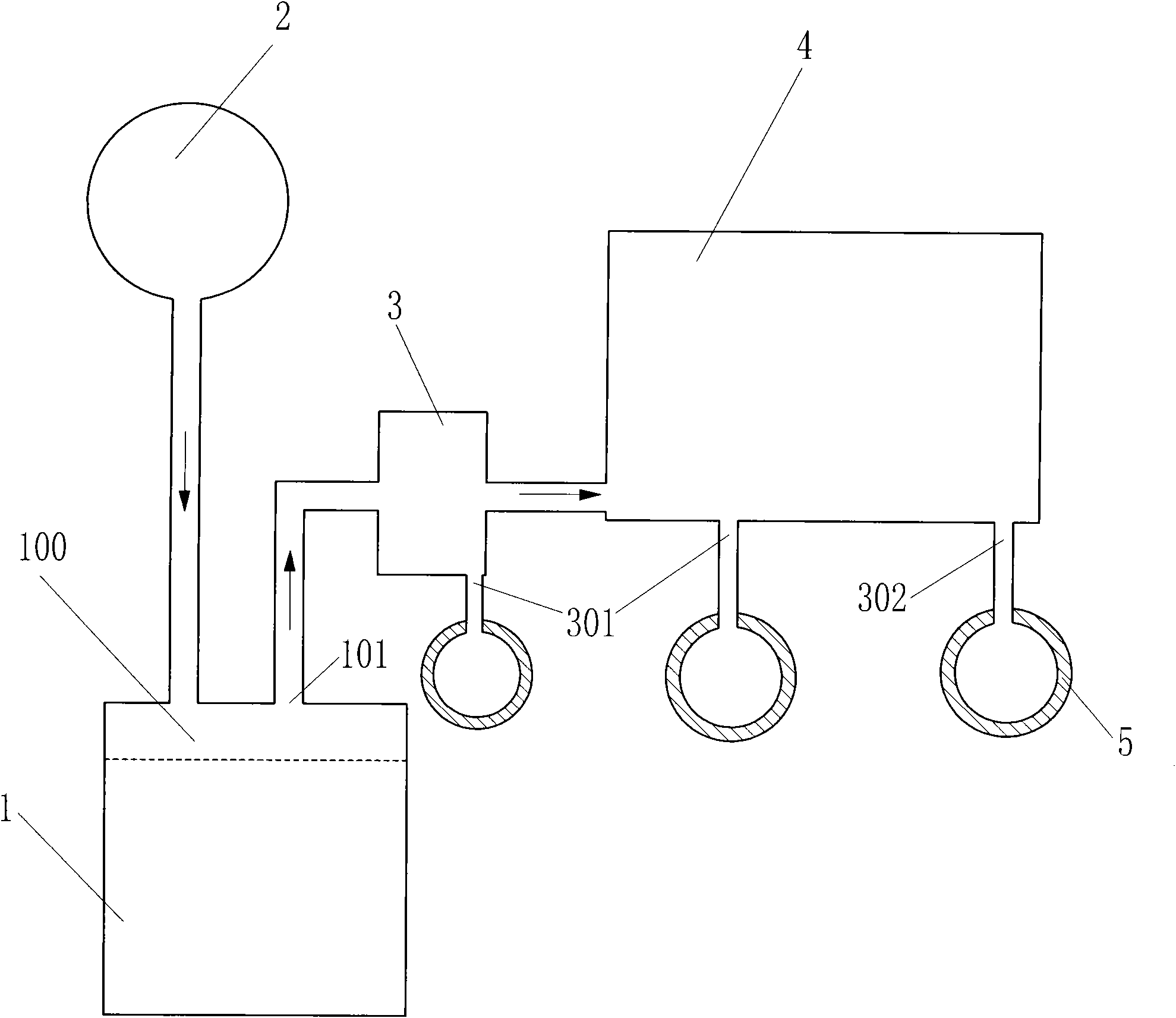 Closed gas cycle type thermal power system