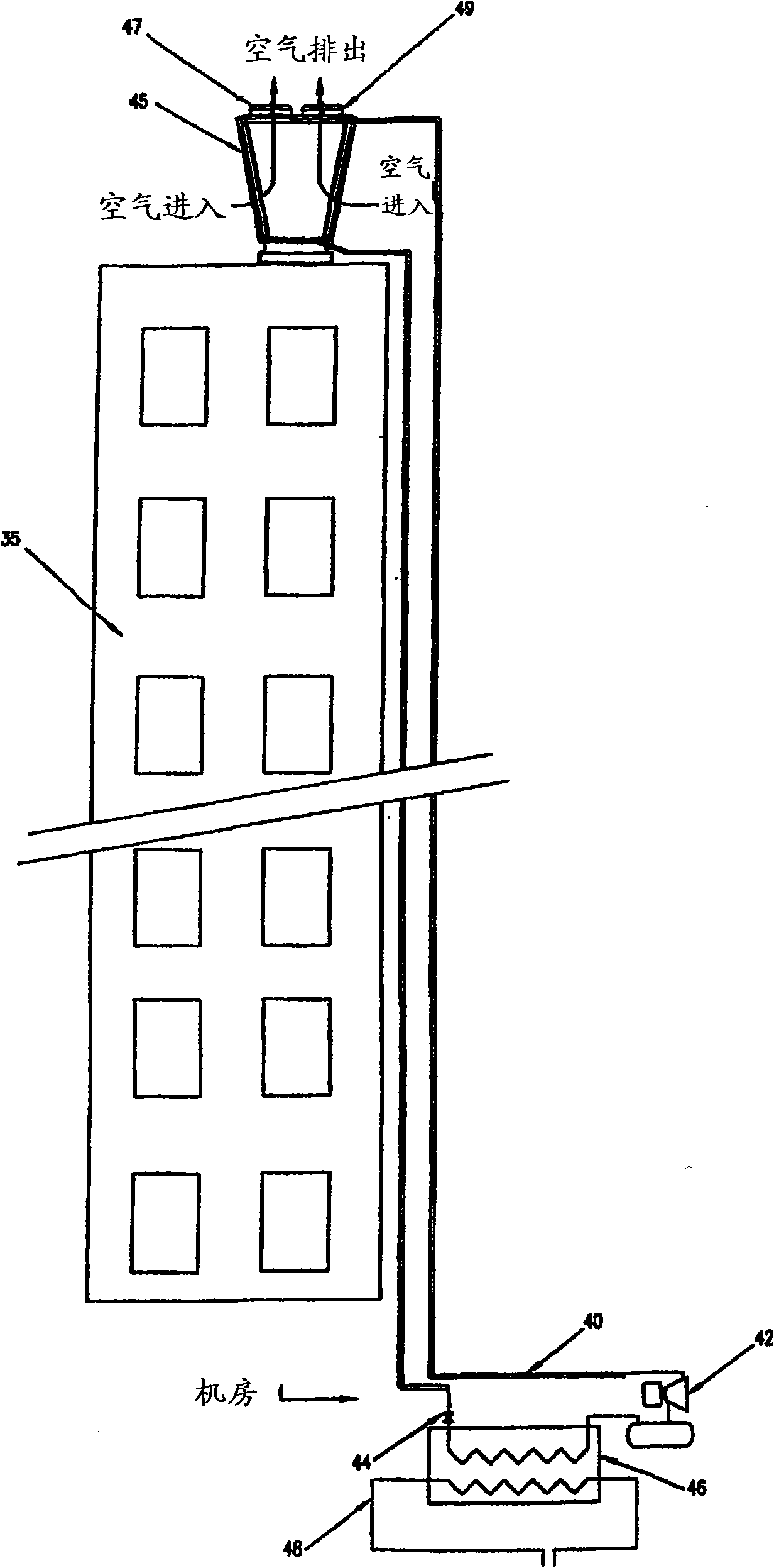 System and method of cooling