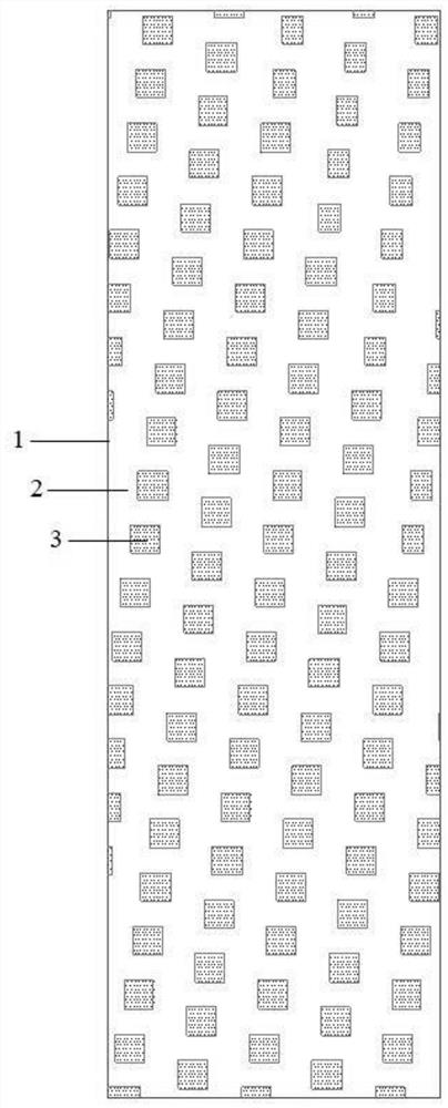 Composite silica gel mold with high aperture ratio