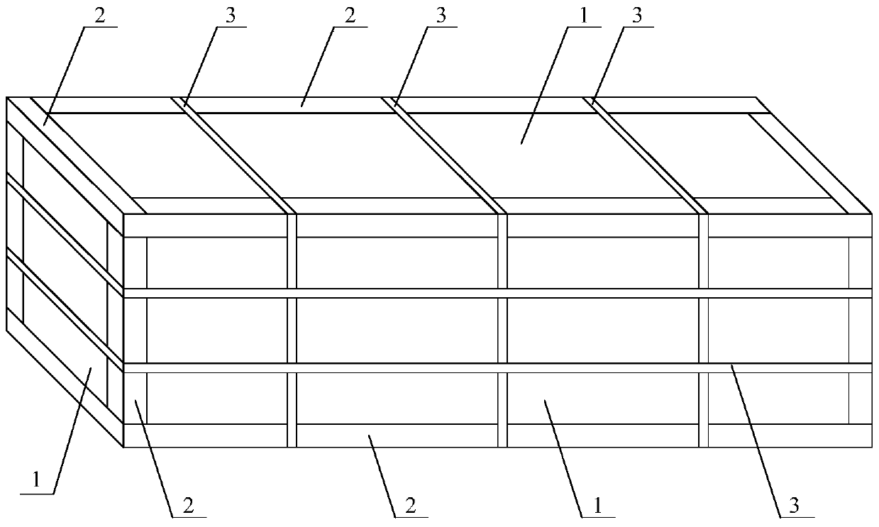 Graphite square, graphite disk and packaging method with outer packaging