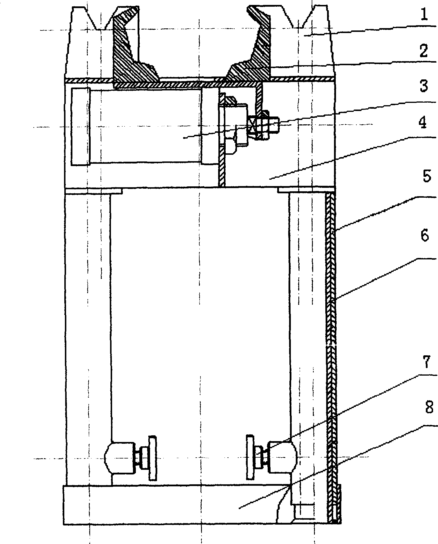 Electric heating fused cleaning device for modulating wave oil tubes and sucker rods