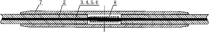Connecting tube used for large-section conducting wire