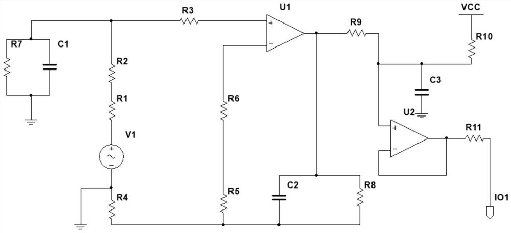 Nanometer gas sensor modeling method based on equivalent circuit