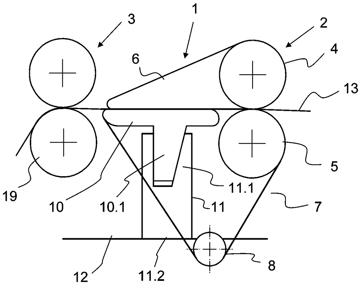 Spinning machine and guide table receivers