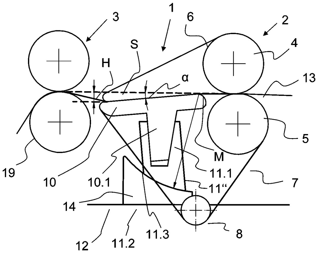 Spinning machine and guide table receivers