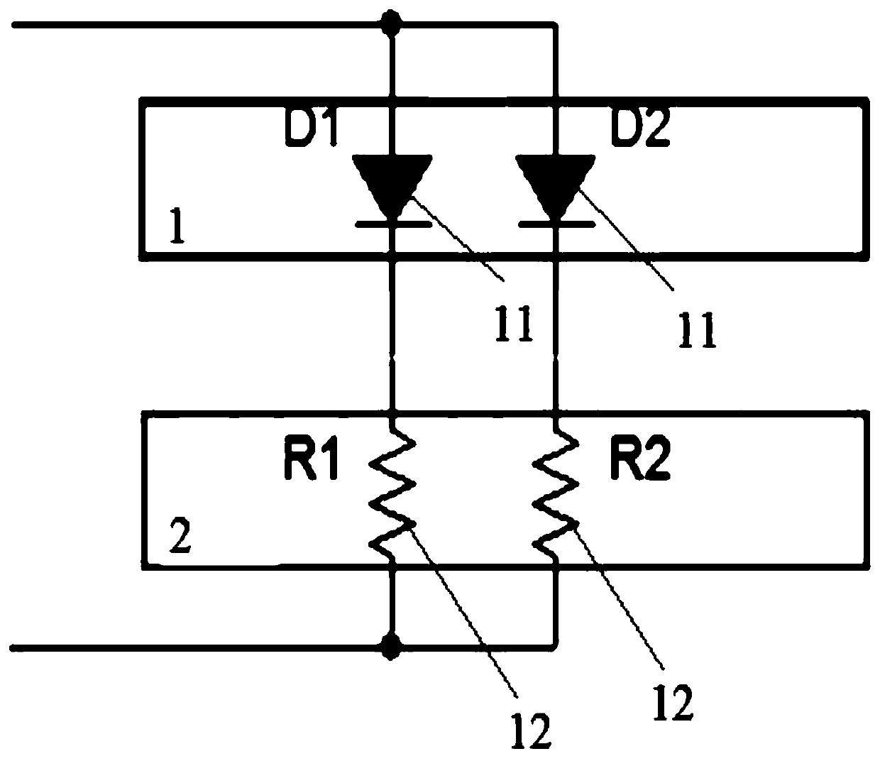 Current balance control circuit and method for matrix LED lamp