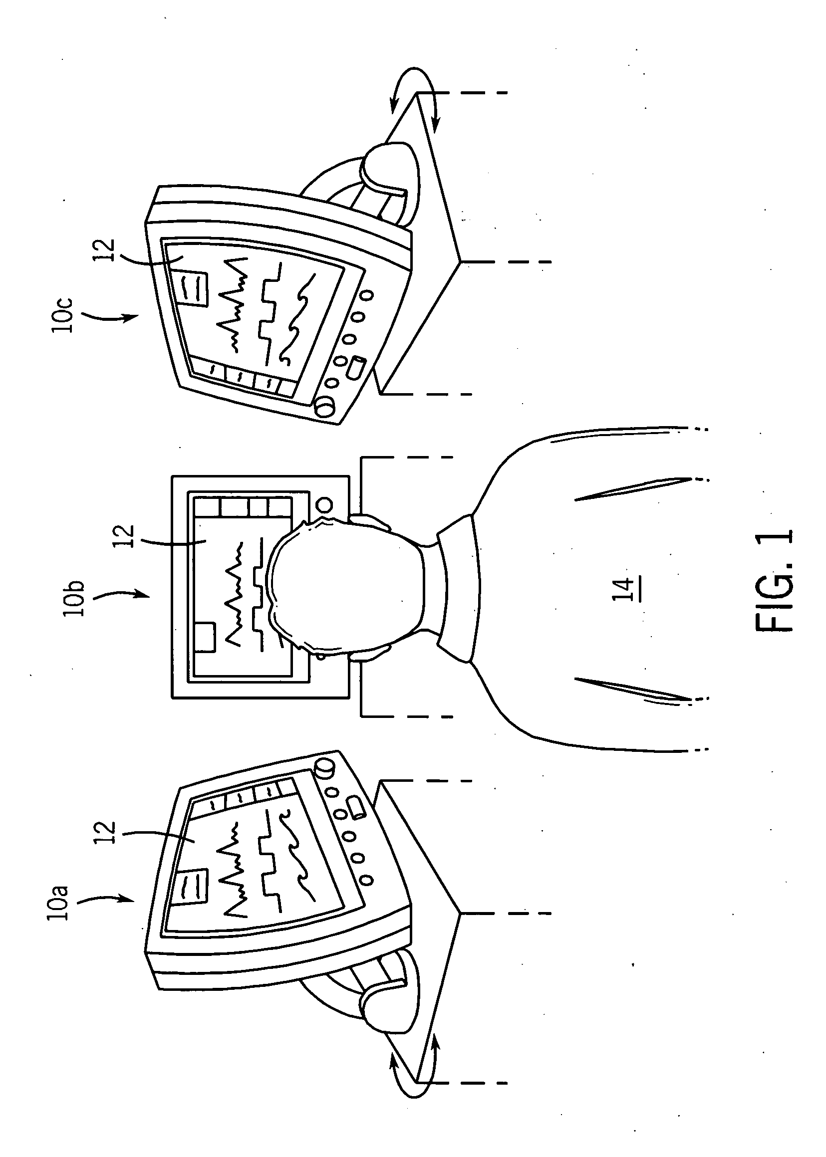 System and method for automatically adjusting medical displays