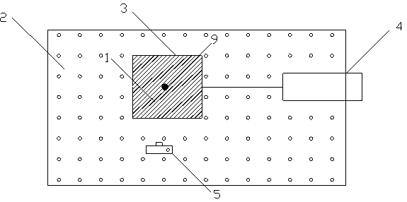 Soil body displacement field visualization testing device used in pile sinking process and using method