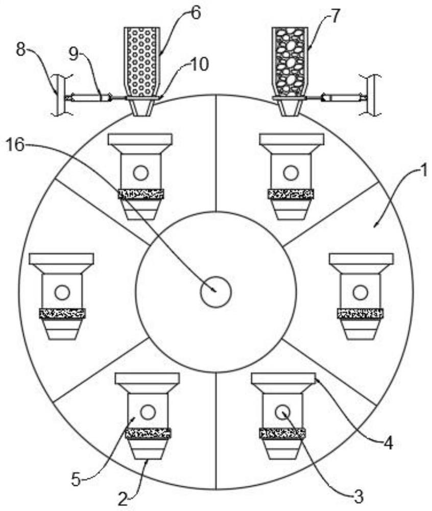 Mountain peach planting device and method