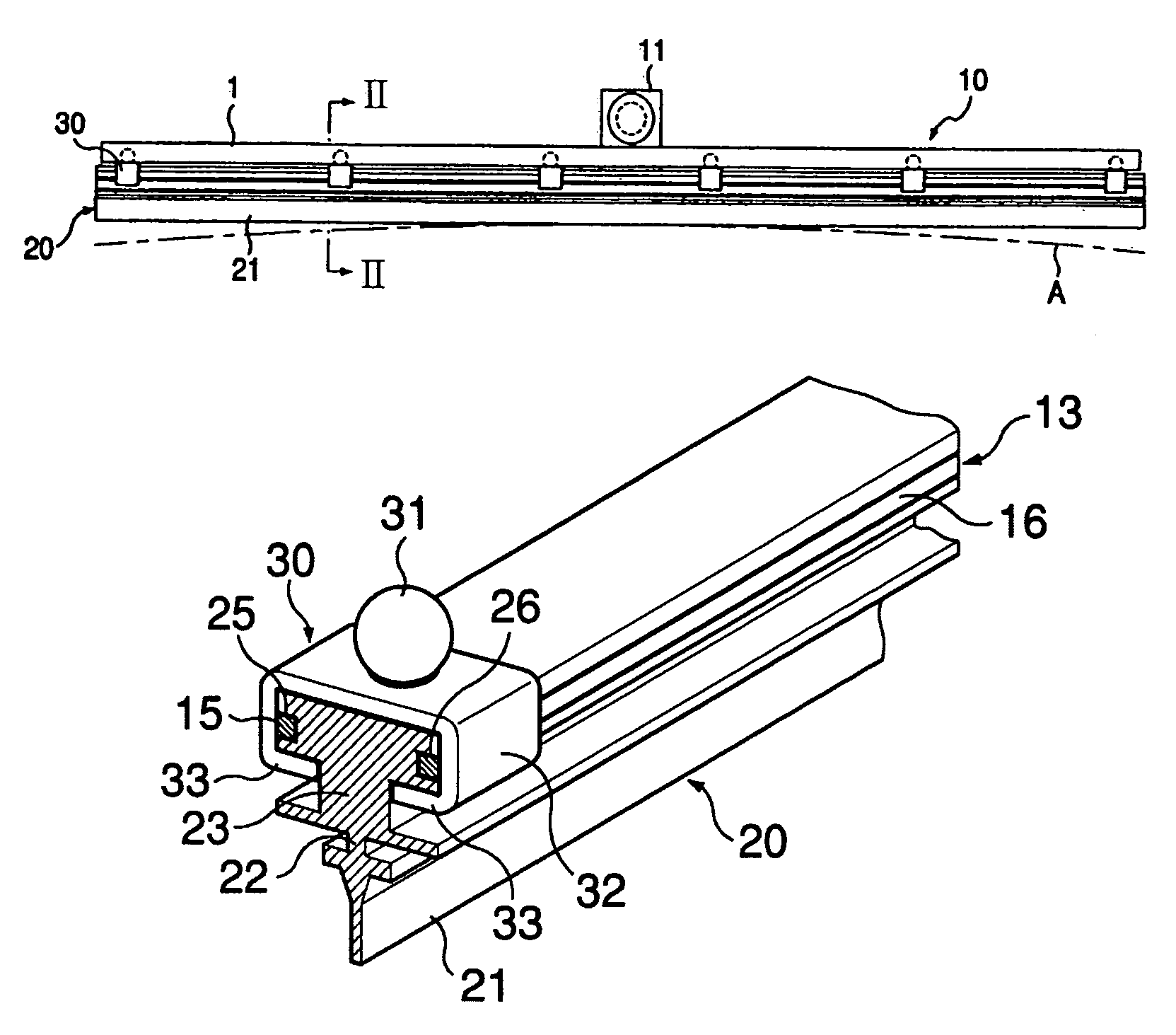 Wiper blade assembly for motor vehicle