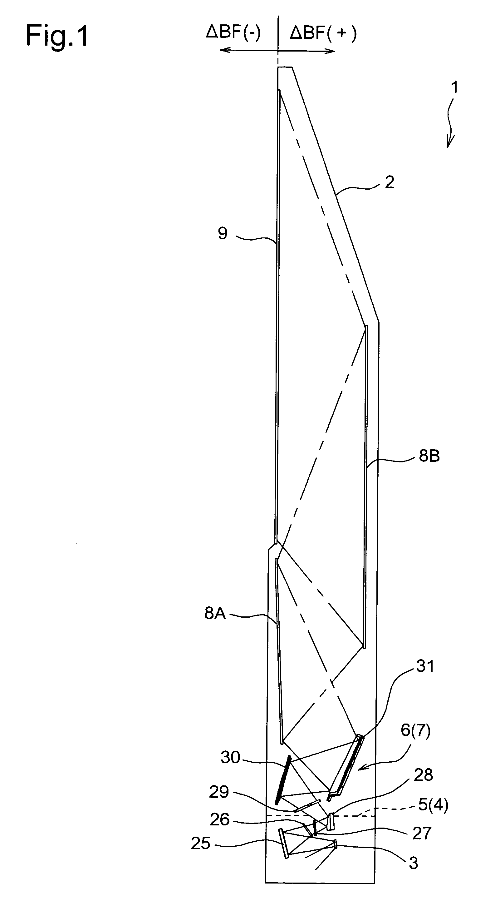 Projection optical system unit and projection-type image display apparatus using the same