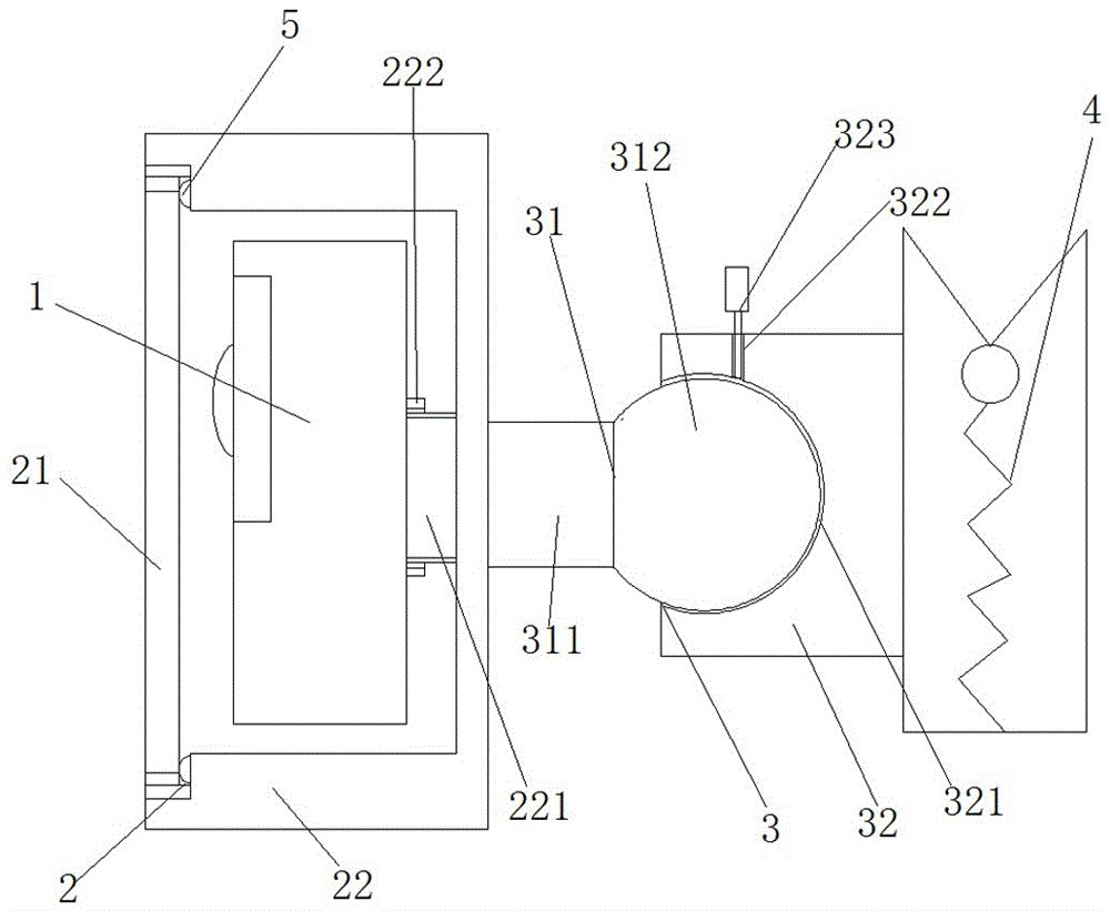 Miniature camera device capable of adjusting angle at will applied to diving mask