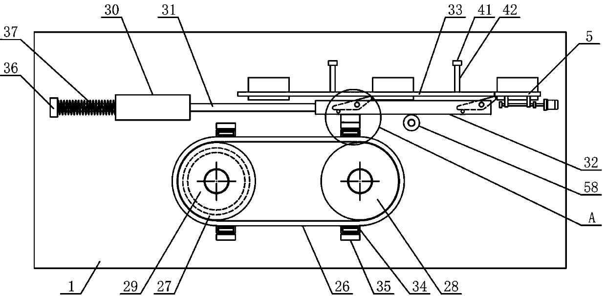 Pipe fitting translation and turning conveying mechanism