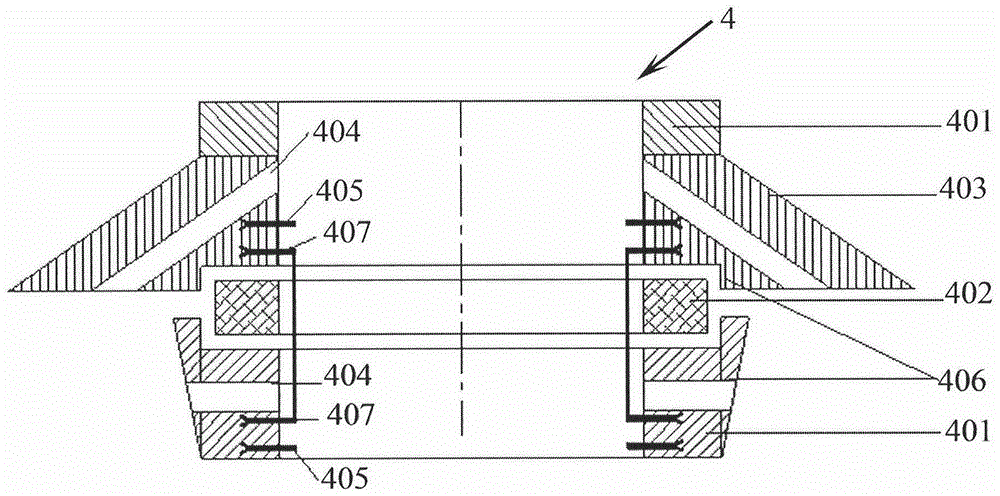 Elastic component, maintenance-free municipal well and its construction and maintenance methods