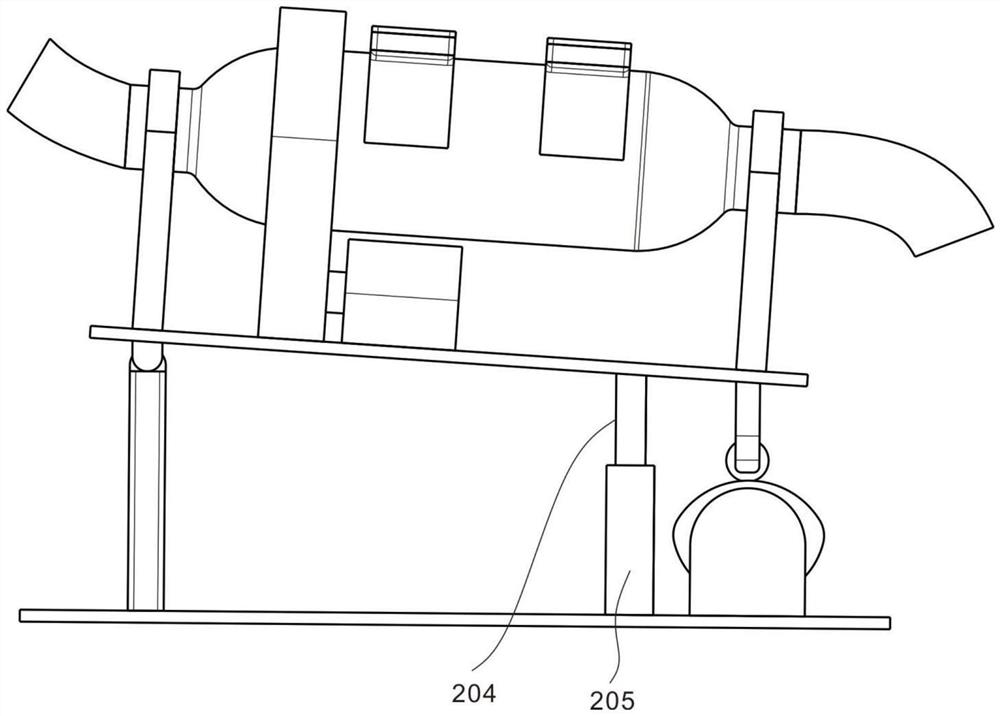 Grinding device based on quartz powder earlier stage treatment