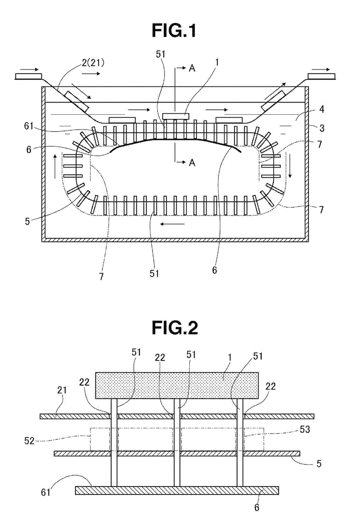 Method for producing rare-earth magnets, and slurry application device