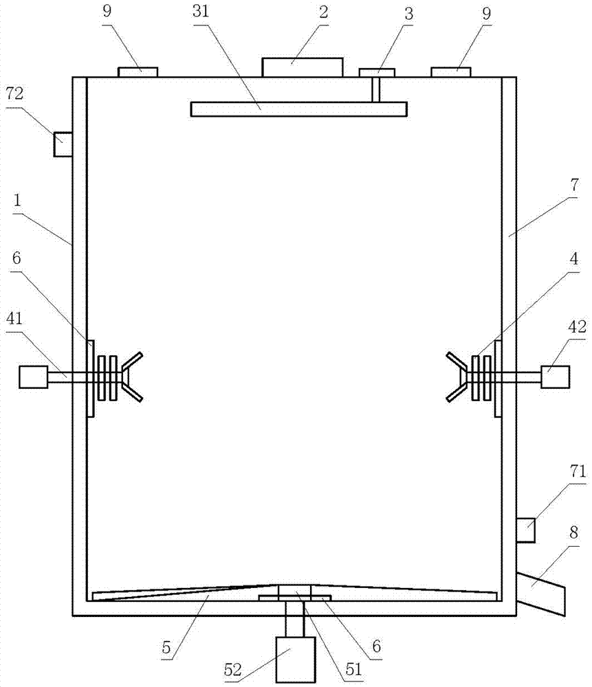 Compound amino molding plastic particle granulating technology and device