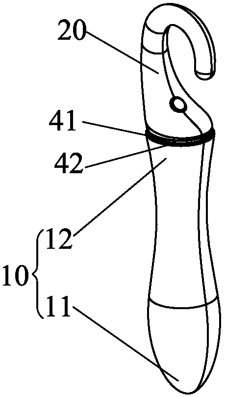 Massager for fixing protection sleeve