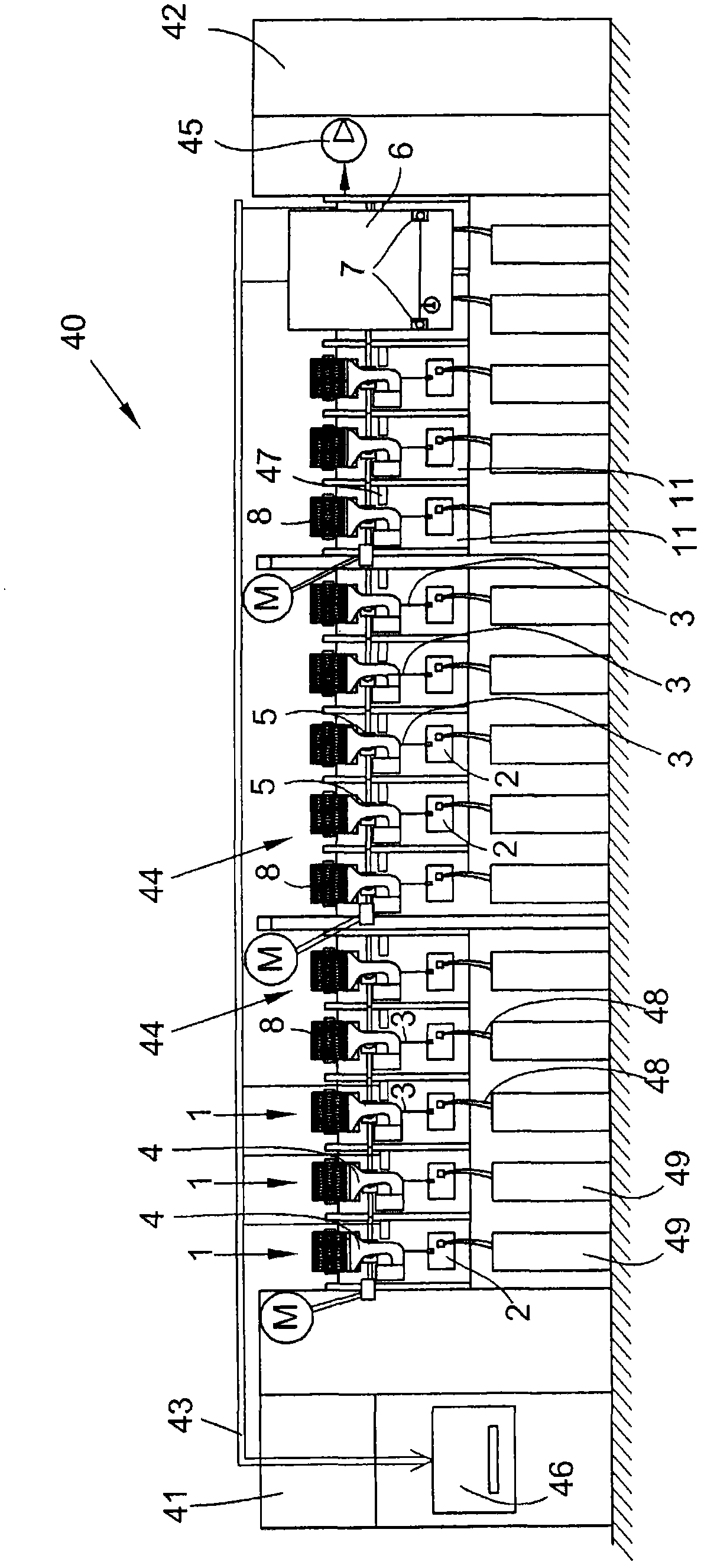 Station for open-end rotor spinner