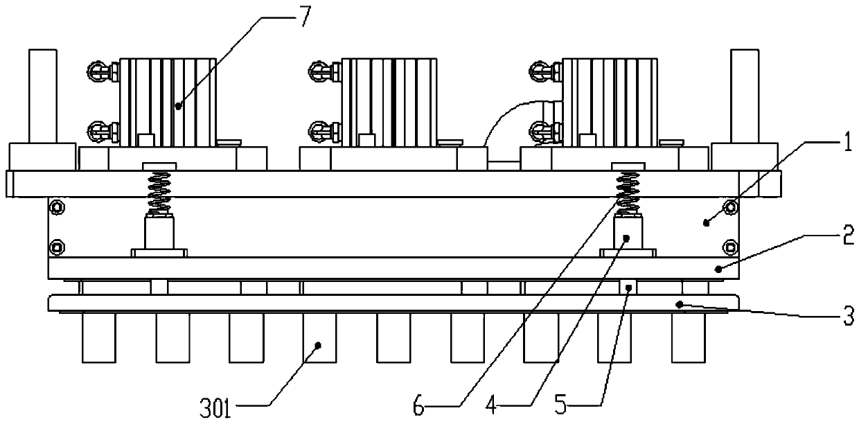 Internal cutting machine head assembly