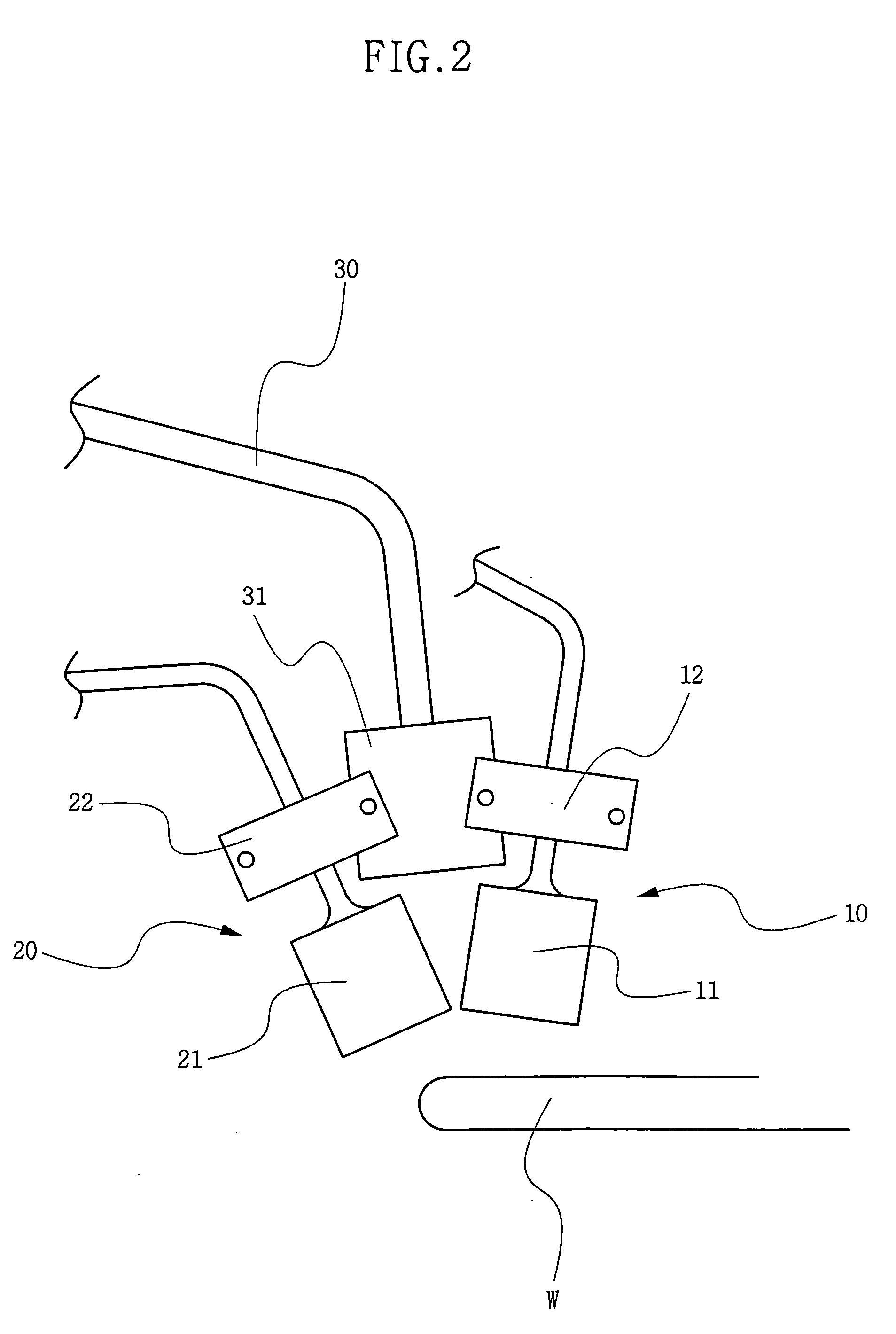 Nozzle apparatus for stripping edge bead of wafer