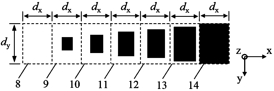 Two-dimensional binary blazed grating with low degree of polarization