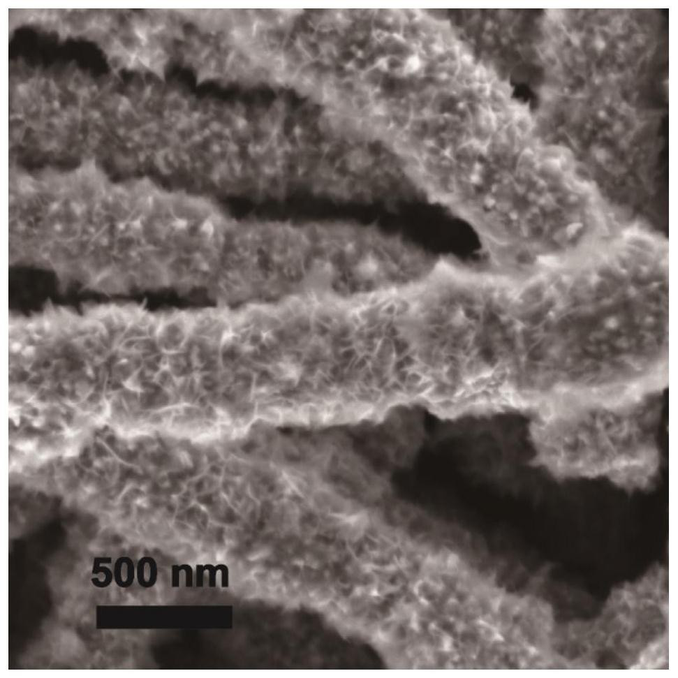 Carbon-coated nickel-based thin-film electrode material and its preparation method and application