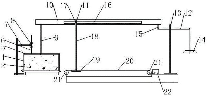 Transverse consolidation test device