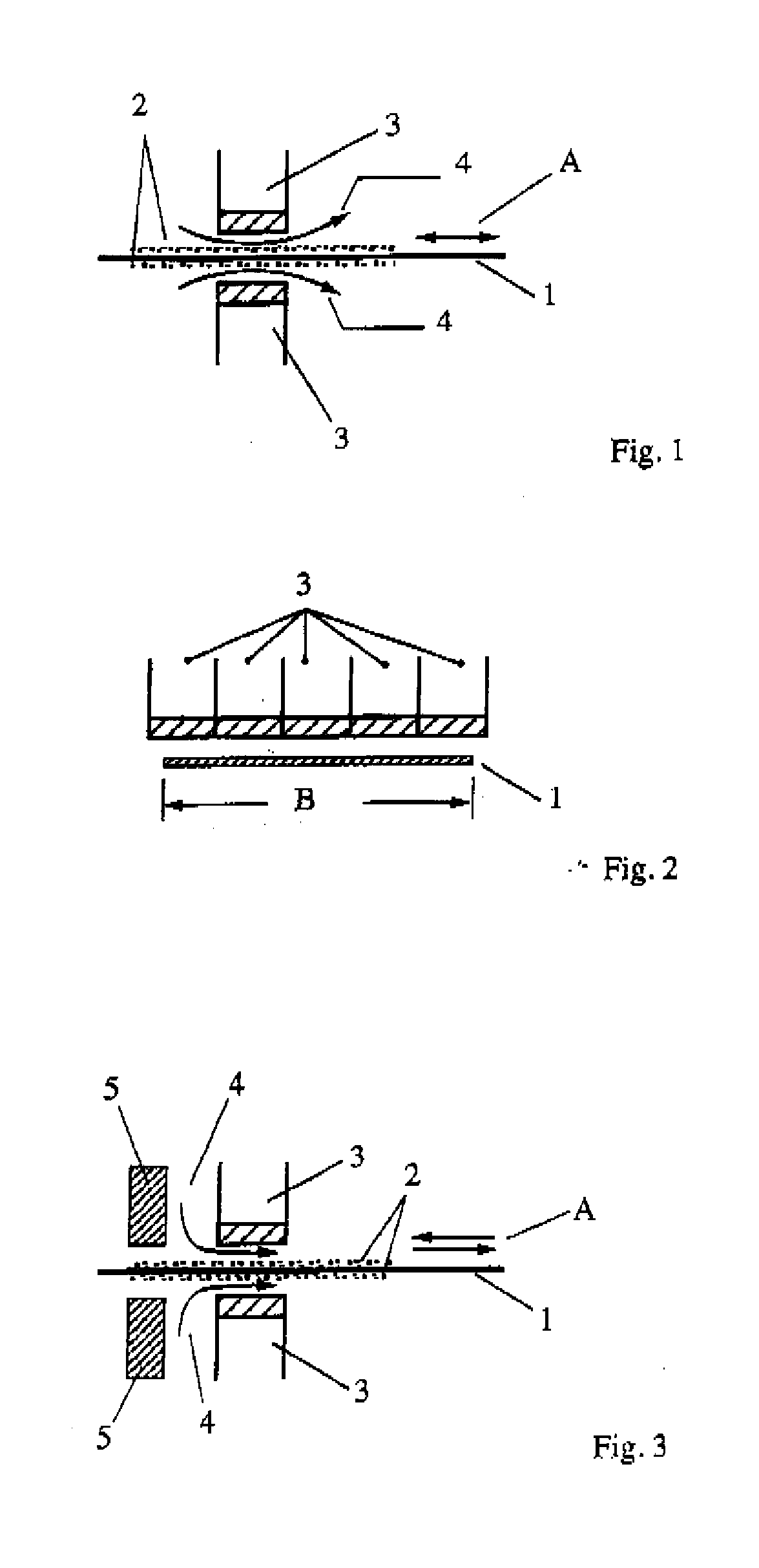 Method And Device For Removing Liquids From The Surface Of A Strip
