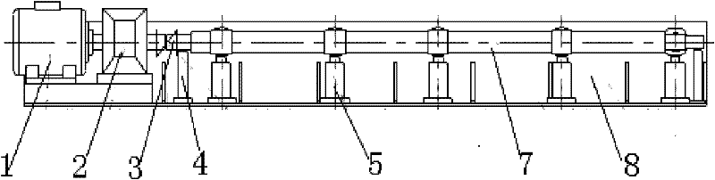 Ship propelling unit and coupling dynamics test stand of ship body