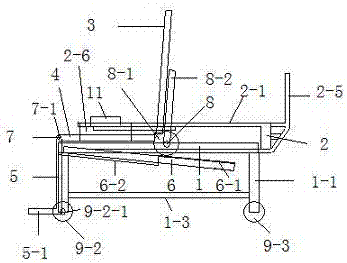 Electric one-hand self-service safe standing-sitting massage bowel-relief-assisting moving bed capable of cleaning after bowel relief