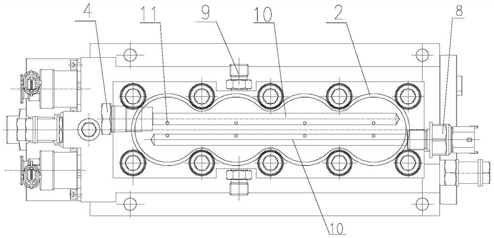 Pump-rail integrated electric control common rail high-pressure oil supply system assembly