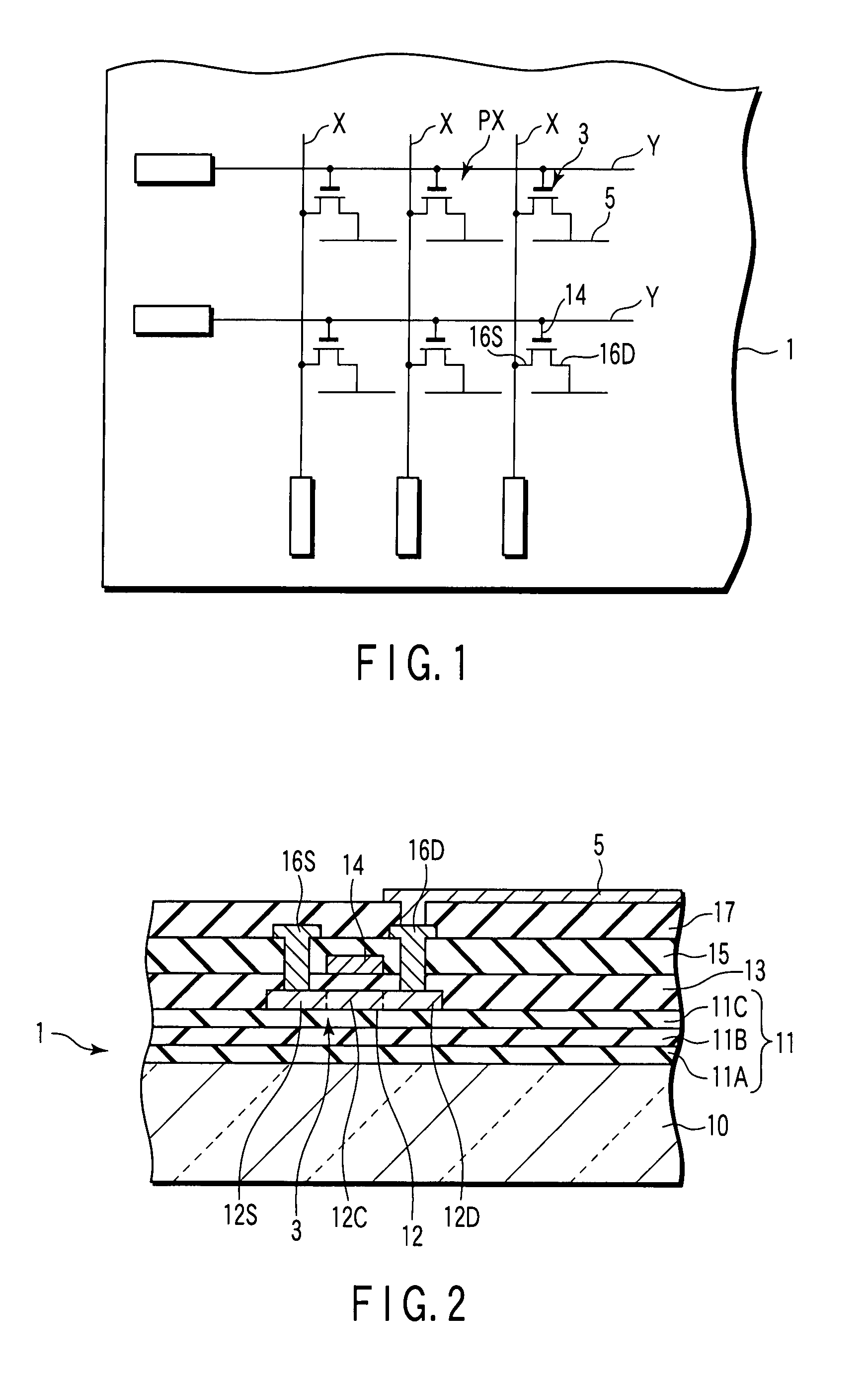 Array substrate for display device