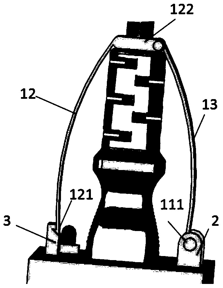 A power module interface fixing device, virtual connection monitoring method and device