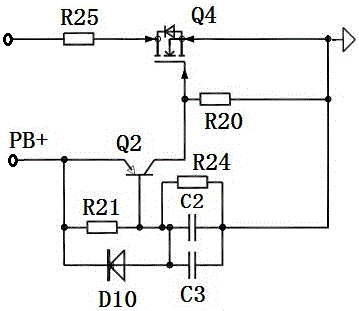 Self-activation circuit and battery protection system with same