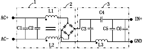 Double-path rectification power supply module