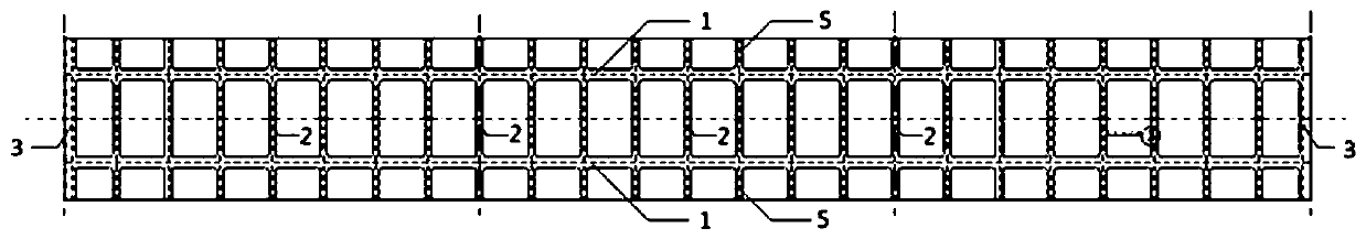 H-shaped steel-concrete composite beam sub-stress adjusting device and adjusting method thereof